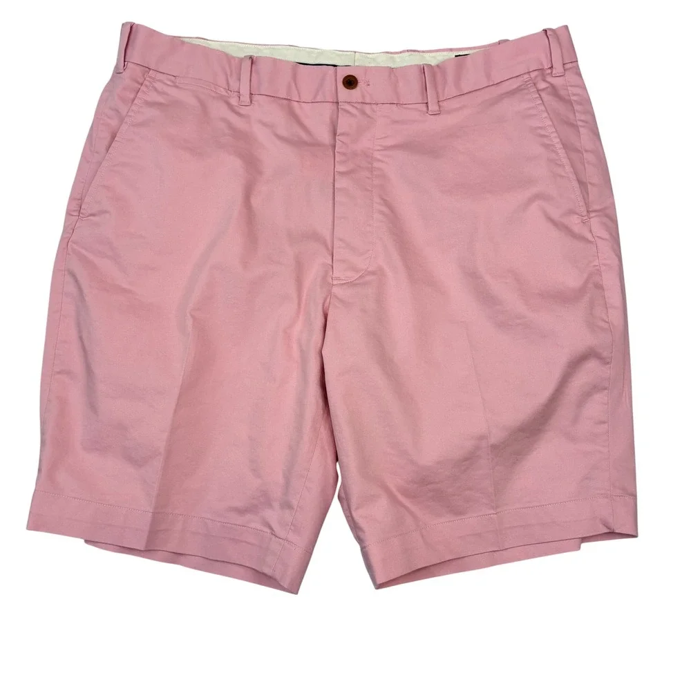 Polo Ralph Lauren Golf Shorts Men 36 Pink Classic Fit Stretch Cotton Twill Logo